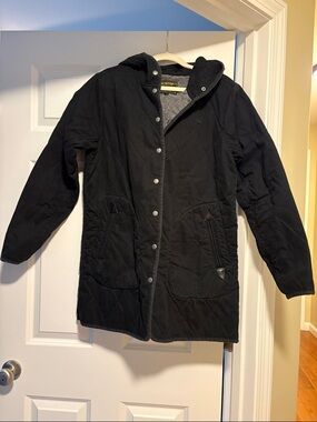 Burton Black Quilted Hooded Gemini Jacket